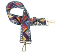 MUELODSIC Verstellbarer Breiter Schultergurt Bunt im Filmstil Universeller Ersatzriemen für Umhängetaschen Crossbody Messenger Bags Modischer Taschengurt für Damen und Herren