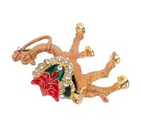 MUELODSIC Vintage Kamelfigur Schmuckschatulle mit Emaille-hinged Schmuckbox Dekorative Aufbewahrung für Ringe und Ohrringe Middle East Souvenir Elegantes Geschenk Hochzeiten und Besondere
