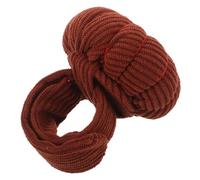 MUELODSIC Wristlet Nadelkissen aus Cordstoff mit Verstellbarem Elastischem Armband Tragbares Kürbis-Design für Nähen Quilten Stickerei und Reise-nadelhalter