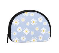 Münzgeldbörse, Mini-Geldbörse, Kleingeldtasche, Schlüsselhalter, Reißverschluss, kleine Kosmetiktasche, Make-up-Aufbewahrungstaschen, Gänseblümchen, Einheitsgröße, Classic