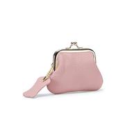 Münzgeldbörse mit Kuss, schöne Kleingeldbörse, kleine Geldbörsen, Mädchen, Leder, Münzhalter, Münzbeutel, Tasche für den täglichen Gebrauch, rose, 11x8x3cm