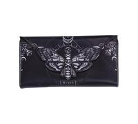 Münzgeldbörse mit Motten-Prägung, 10 x 3 x 19 cm