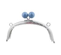 Münzgeldbörse, Schloss in mehreren Farben, Rahmen, Geldbörse für Handtasche, Cluth-Herstellung, Griff, Tasche, Näharbeiten, hellgrau