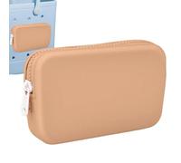 -Münztasche - 15 cm 15 cm Silikon Reißverschlusstasche | Eva Beach Hole Tote On Taschen - Compact Handy Design schützt das Wesentliche und vereinfacht die Organisation, rot, riferimento