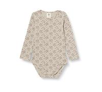 Müsli by Green Cotton Baby Girls Love l/s Body Base Layer, Soft Green/Cabernet, 80