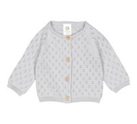 Müsli by Green Cotton Baby - Mädchen Knit Pointelle Cardigan Sweater, Jasmin Blue, 68 EU