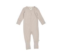 müsli by GREEN COTTON Baby Strampler rip Balsam cream/Walnut 56
