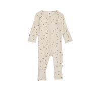 müsli by GREEN COTTON Baby Strampler rip Oat/Balsam cream/Walnut 56