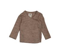 müsli by GREEN COTTON Baby Wickeljacke SW rip Walnut melange 50