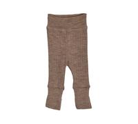 müsli by GREEN COTTON Babyhose SW rip Walnut melange 68