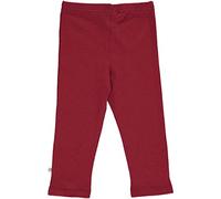 Müsli by Green Cotton Mädchen Pointel 3/4 Leggings Casual Pants, Berry Red, 104 Slim EU