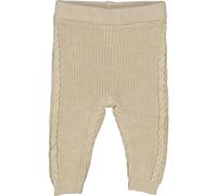 Müsli by Green Cotton Unisex Baby Knit Chunky Pants, Oat, 68 EU