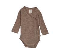 müsli by GREEN COTTON Wickelbody SW rip Walnut melange 56