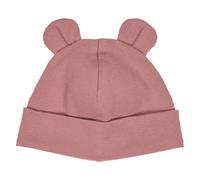 Müsli Cozy me rib Beanie - 80/86 / nostalgia rose / 95% Bio-Baumwolle 5% Elasthan