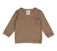 müsli Strickjacke aus Bio-Baumwollripp mit Überkreuz-Verschluss | Baby-Cardigan mit Druckknöpfen, maschinenwaschbar - L/S