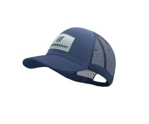 Mütze Compressport Trucker 6P Cap Blau Weiß