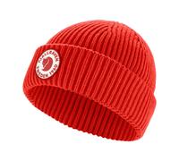Mütze Fjäll Räven 1960 Lite Logo Hat Strickmütze Merinowolle, true red OS true red