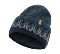 Mütze Fjäll Räven Övik Path Knit Beanie Strickmütze, dark navy-navy OS dark navy-navy