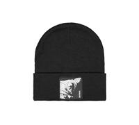 Mütze für Damen & Herren Batman, Mütze DC Comics Original, weich und warm, Schwarz, Weiß, Größe TU, Schwarz , Einheitsgröße