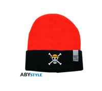ABYstyle Beanie GB Eye One Piece Skull bestickt – Schwarz/Rot – Einheitsgröße