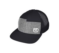 Mütze Ortovox Logo Air Trucker (black raven) Taille unique