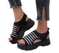 Muffin Sandalen Damen Barfuß Sandalen Ortopädicheschuhe Slingback Mesh Sandalen Sommerschuhe Mit Fussbett Sandalen Muffin-Sandalen