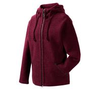 Mufflon Caro Damen Wolljacke Winterjacke Schurwolle berry Größe M Farbgruppe rot rot Damen 100% Wolle