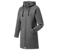 Mufflon Damen Walk-Mantel Carla Schurwolle W300 Grau (Fels) S(38)