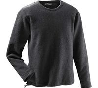 Mufflon Herren Wollpullover Mu- Leon W100 Anthra dunkelgrau - XXL