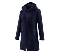 Mufflon Jana Damen Merino Mantel mit Kapuze marine Größe M Farbgruppe navy navy Damen 100% Wolle