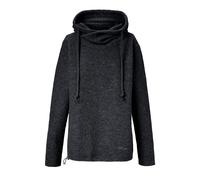 Mufflon Lucca Herren Merino Pullover Hoodie anthrazit Größe M Farbgruppe grau grau Herren 100% Wolle