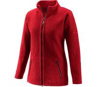 Mu- Lou Wolljacke W100 mit Stehkragen Damen, vulkan rot, Größe: L