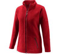 Mu- Lou Wolljacke W100 mit Stehkragen Damen, vulkan rot, Größe: XXL