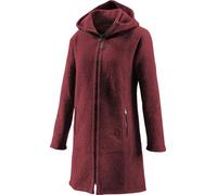 Mu- Rika W300 Wollmantel mit Kapuze Damen, rosso rot, Größe: L