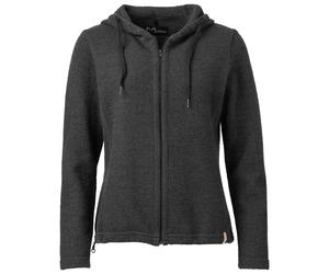 Mufflon - Women's Kalea - Merinohoodie, Gr. S, schwarz/grau (Anthracite)