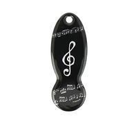 mugesh Einkaufswagenlöser Violinschlüssel - Schönes Geschenk für Musiker (schwarz)