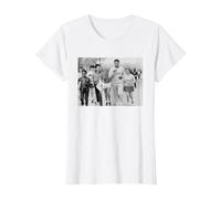 Muhammad Ali Boxmeister läuft mit College-Studenten T-Shirt, Damen, Weiß, XS