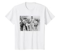 Muhammad Ali Boxmeister läuft mit College-Studenten T-Shirt, Kinder, Weiß, 92