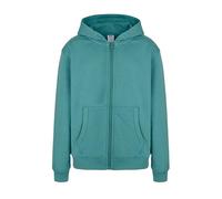 Mukua Unisex Kinder Sudadera Niños Con Cremallera Y Capucha Color Teal Talla 9/11 Sweatshirt mit Kapuze und Reißverschluss, 9-11 años