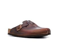 Birkenstock Classic Boston Leder, Unisex-Erwachsene Clogs, Braun (Habana), 46 EU