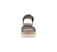 Mules TOM TAILOR "Tom Tailor Flat Sandals - Mules", Damen, Gr. 39, blau (denim), Textil, unifarben, Schuhe (39459356-39) denim