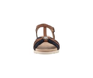 Mules TOM TAILOR "Tom Tailor Flat Sandals - Mules", Damen, Gr. 41, braun (navy), Schuhe (81158835-41) navy