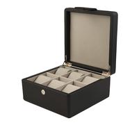 Mulhouse Uhrenbox 6 Uhren Schwarz Kunstleder KXD0706 - Damen - Kunstleder