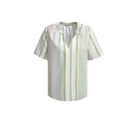 MULTI-STRIPE V-NECK BLOUSE L