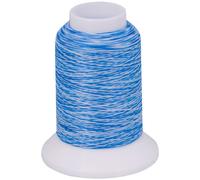 Multicolor Bauschgarn, 1000m (mehrfarbig blau/weiss)