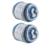 Multicolor Yarn Set - 2PCS Crochet Thread - Handmade Knitting Supplies