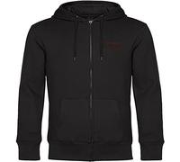 multifanshop Kapuzen Sweatshirt Jacke - St. Pauli - Herzschlag - Druck braun - Sweat Größe XL schwarz