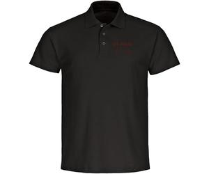 multifanshop Poloshirt - St. Pauli - Herzschlag - Druck braun - Polo Größe 3XL schwarz