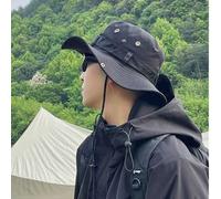 Multifarbiger, taktischer Fischerhut, Militär Kappe mit Tarnmuster, Panama Hut für Männer, für Outdoor Sport, Angeln, Wandern, Jagd, Sonnenschutz (Sti