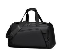 Multifunktionale Reisetasche mit großem Fassungsvermögen, Nasstasche und Schuhfach for Fitnessstudio, Sport und Wochenendausflüge(Black)